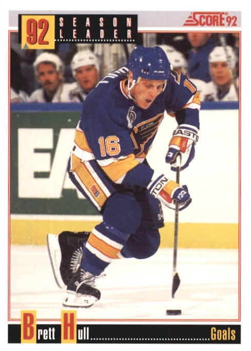 NHL 1992 / 93 Score - No 411 - Brett Hull