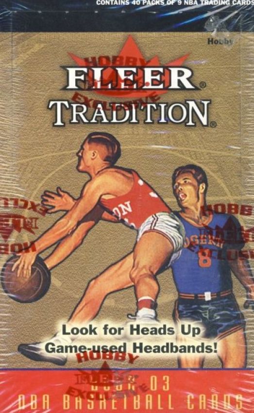 NBA 2002-03 Fleer Tradition Hobby - Pack