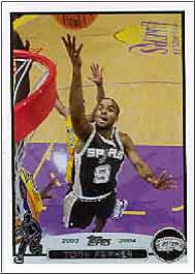 NBA 2003 / 04 Topps - No 9 - Tony Parker