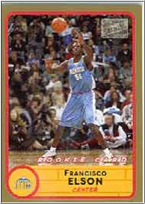 NBA 2003/04 Bazooka Parallel - No 231 - Francisco Elson