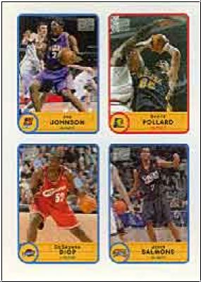 NBA 2003/04 Bazooka Four on One Stickers - No 40 of 55