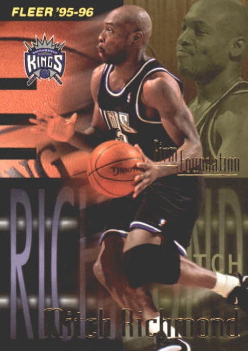 NBA 1995-96 Fleer European - No 413 - Mitch Richmond