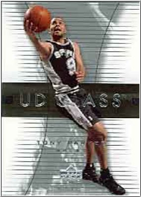 NBA 2003 / 04 UD Glass - No 52 - Tony Parker