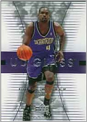 NBA 2003 / 04 UD Glass - No 49 - Chris Webber