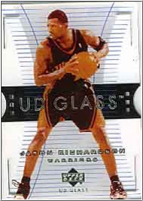 NBA 2003 / 04 UD Glass Plexi-Glass - No 16 - Jason Richardson