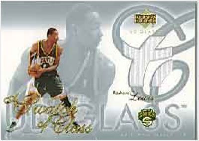 NBA 2003 / 04 UD Glass Swatch of Class - No SC-RL