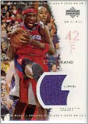 NBA 2003/04 UD Glass Game Gear - No GG-EB