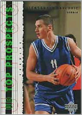 NBA 2003 / 04 UD Top Prospects - No 21 - Aleksandar Pavlovic