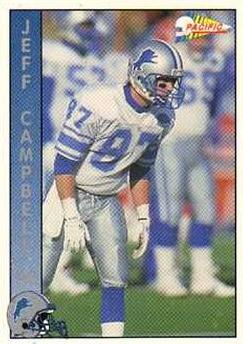 NFL 1992 Pacific - No 414 - Jeff Campbell