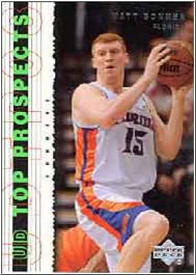 NBA 2003/04 UD Top Prospects - No. 52 - Matt Bonner