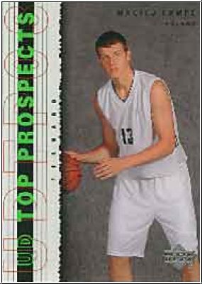 NBA 2003/04 UD Top Prospects - No 7 - Maciej Lamp