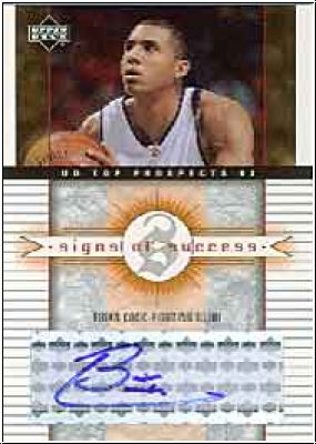 NBA 2003/04 UD Top Prospects Signs of Success - No SS-BC