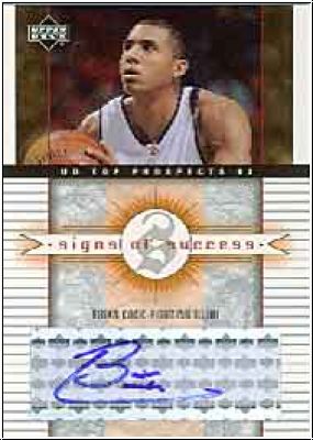 NBA 2003 / 04 UD Top Prospects Signs of Success - No SS-BC