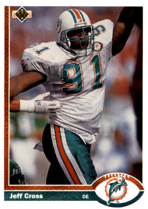 NFL 1991 Upper Deck - No 415 - Jeff Cross