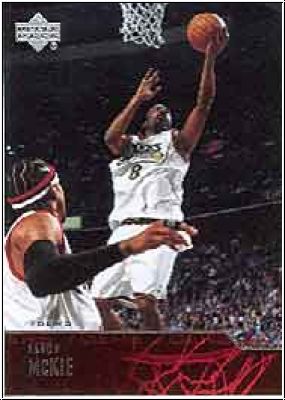 NBA 2003/04 Upper Deck - No. 208 - Aaron McKie