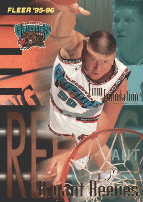 NBA 1995-96 Fleer European - No 418 - Bryant Reeves