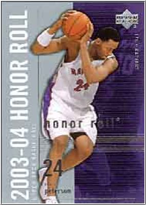 NBA 2003 / 04 Upper Deck Honor Roll - No 82 - Morris Peterson