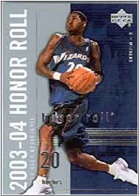 NBA 2003 / 04 Upper Deck Honor Roll - No 89 - Larry Hughes