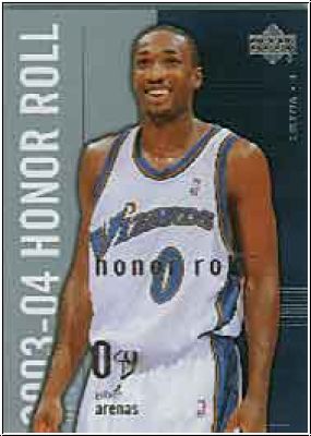 NBA 2003 / 04 Upper Deck Honor Roll - No 88 - Gilbert Arenas