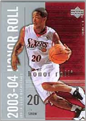 NBA 2003/04 Upper Deck Honor Roll - No 65 - Eric Snow