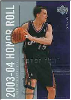 NBA 2003/04 Upper Deck Honor Roll - No. 86 - Matt Harpring