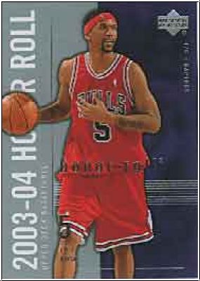 NBA 2003-04 Upper Deck Honor Roll - No. 84 - Jalen Rose