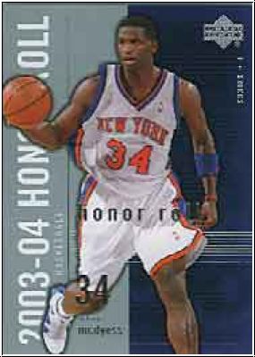 NBA 2003 / 04 Upper Deck Honor Roll - No 58 - Antonio McDyess