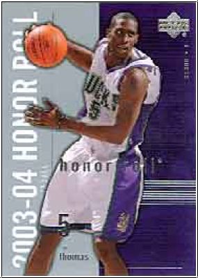 NBA 2003/04 Upper Deck Honor Roll - No. 47 - Tim Thomas