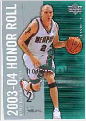 NBA 2003/04 Upper Deck Honor Roll - No. 40 - Jason Williams