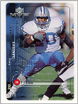 NFL 1999 Upper Deck MVP - No. 65 - Barry Sanders