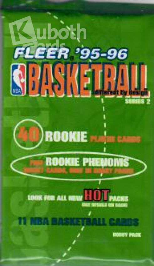 NBA 1995-96 Fleer Serie 2 - Päckchen