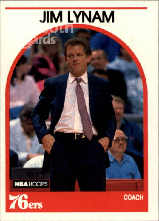 NBA 1989-90 Hoops - No 68 - Jim Lynam