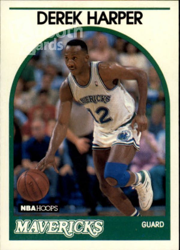 NBA 1989-90 Hoops - No. 184 - Derek Harper