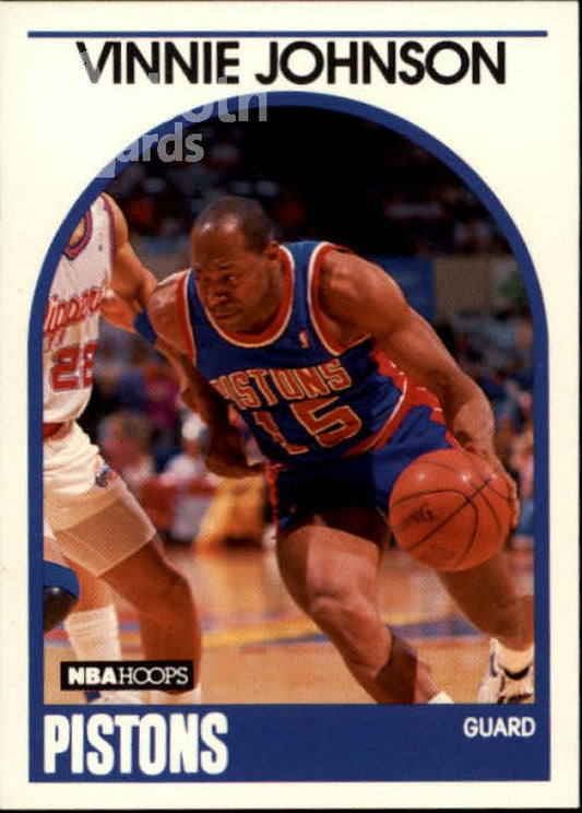 NBA 1989-90 Hoops - No. 188 - Vinnie Johnson