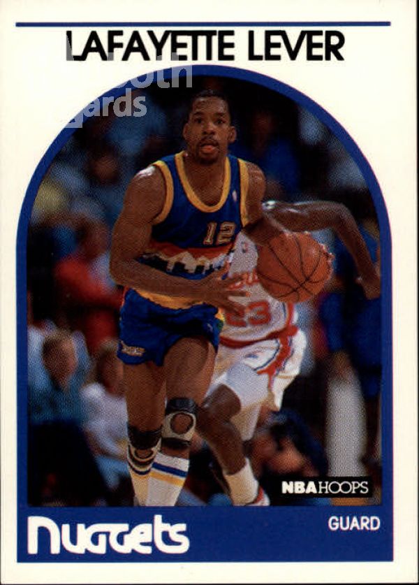 NBA 1989-90 Hoops - No. 220 - Lafayette Lever