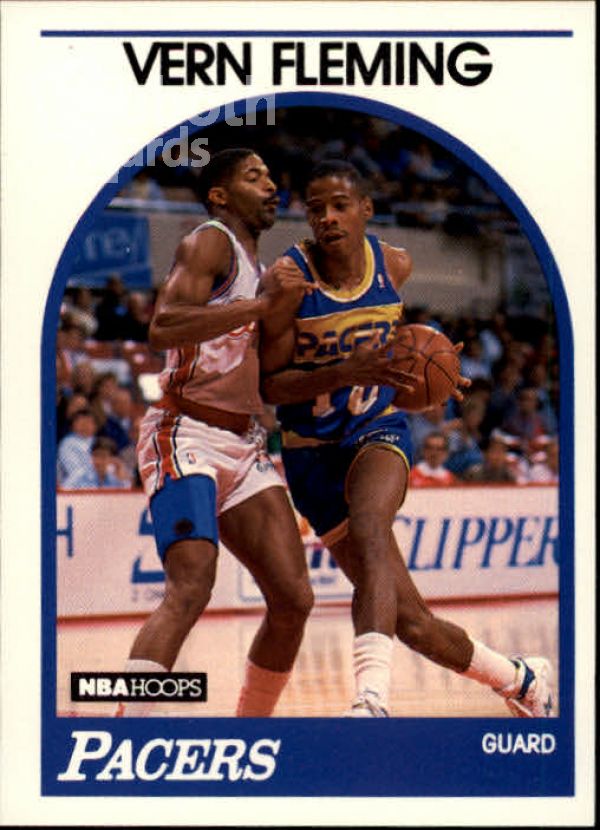 NBA 1989-90 Hoops - No. 231 - Vern Fleming