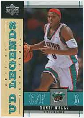 NBA 2003/04 Upper Deck Legends - No 40 - Bonzi Wells