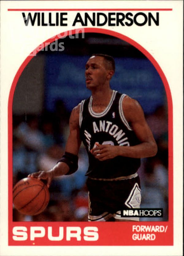 NBA 1989-90 Hoops - No. 235 - Willie Anderson