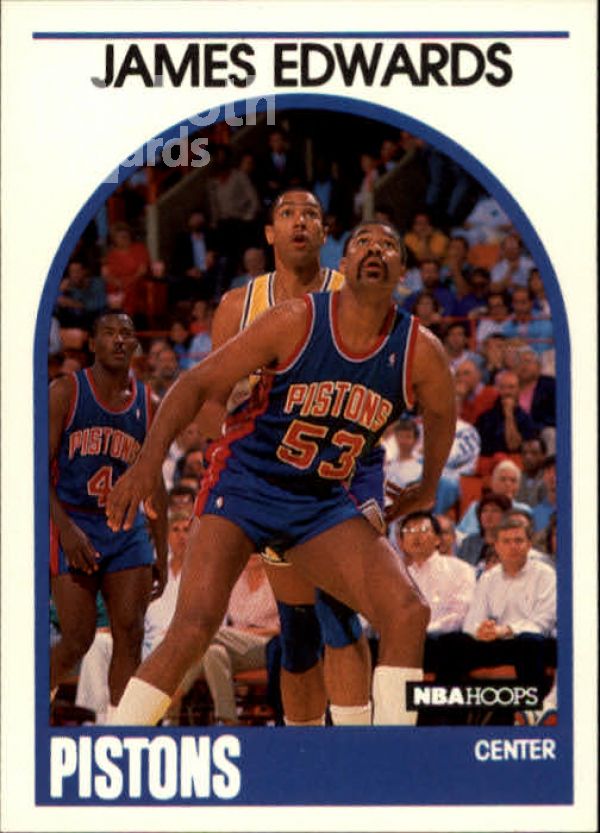 NBA 1989-90 Hoops - No. 284 - James Edwards