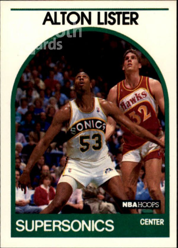 NBA 1989-90 Hoops - No. 293 - Alton Lister