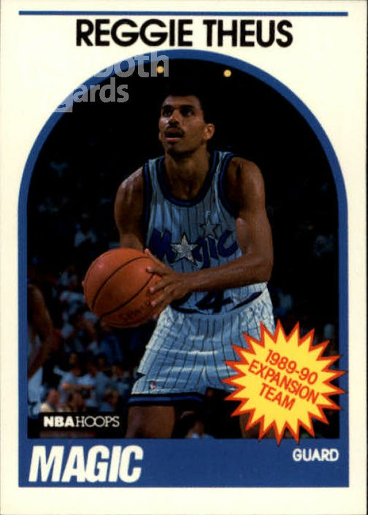 NBA 1989-90 Hoops - No 302 - Reggie Theus