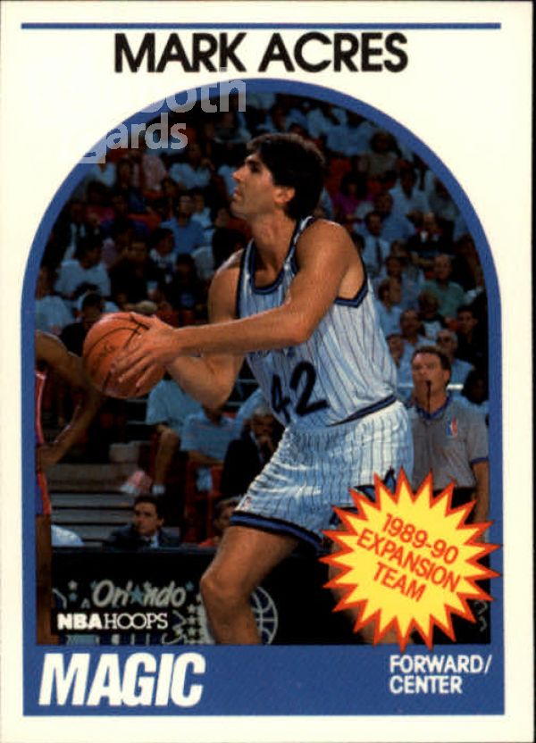 NBA 1989-90 Hoops - No. 307 - Mark Acres