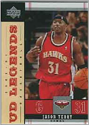 NBA 2003/04 Upper Deck Legends - No 3 - Jason Terry