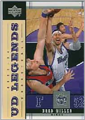 NBA 2003/04 Upper Deck Legends - No. 75 - Brad Miller