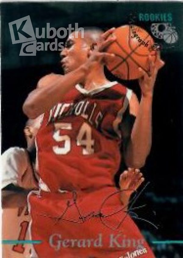 NBA 1995 Classic Silver Signatures - No. 77 - Gerard King