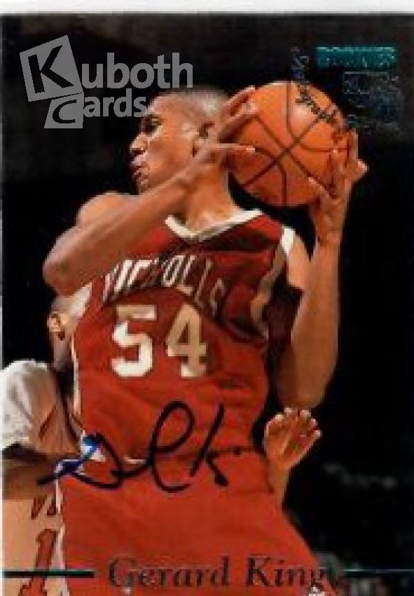 NBA 1995 Classic Autographs - No 77 - Gerard King