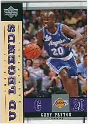 NBA 2003 / 04 Upper Deck Legends - No 37 - Gary Payton