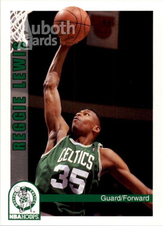 NBA 1992-93 Hoops - No 15 - Reggie Lewis