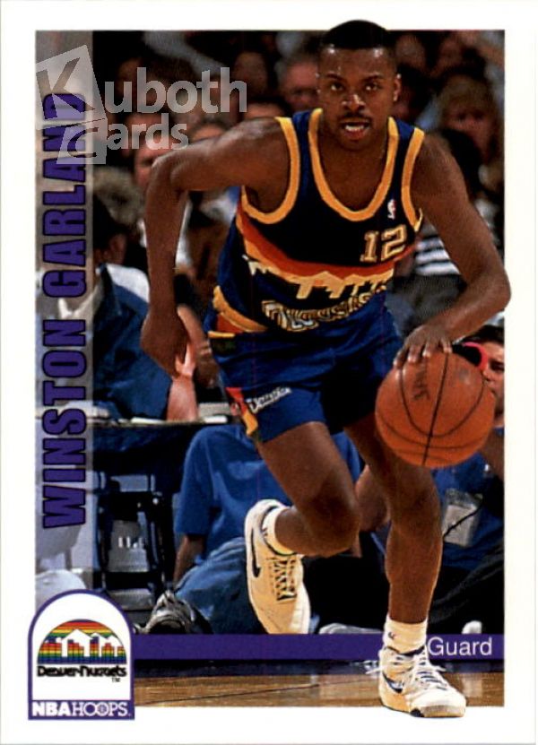 NBA 1992-93 Hoops - No. 55 - Winston Garland