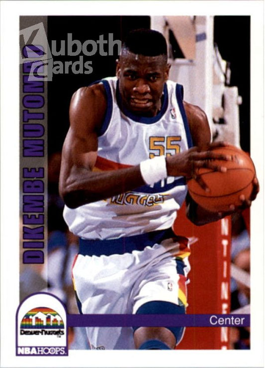 NBA 1992-93 Hoops - No 60 - Dikembe Mutombo